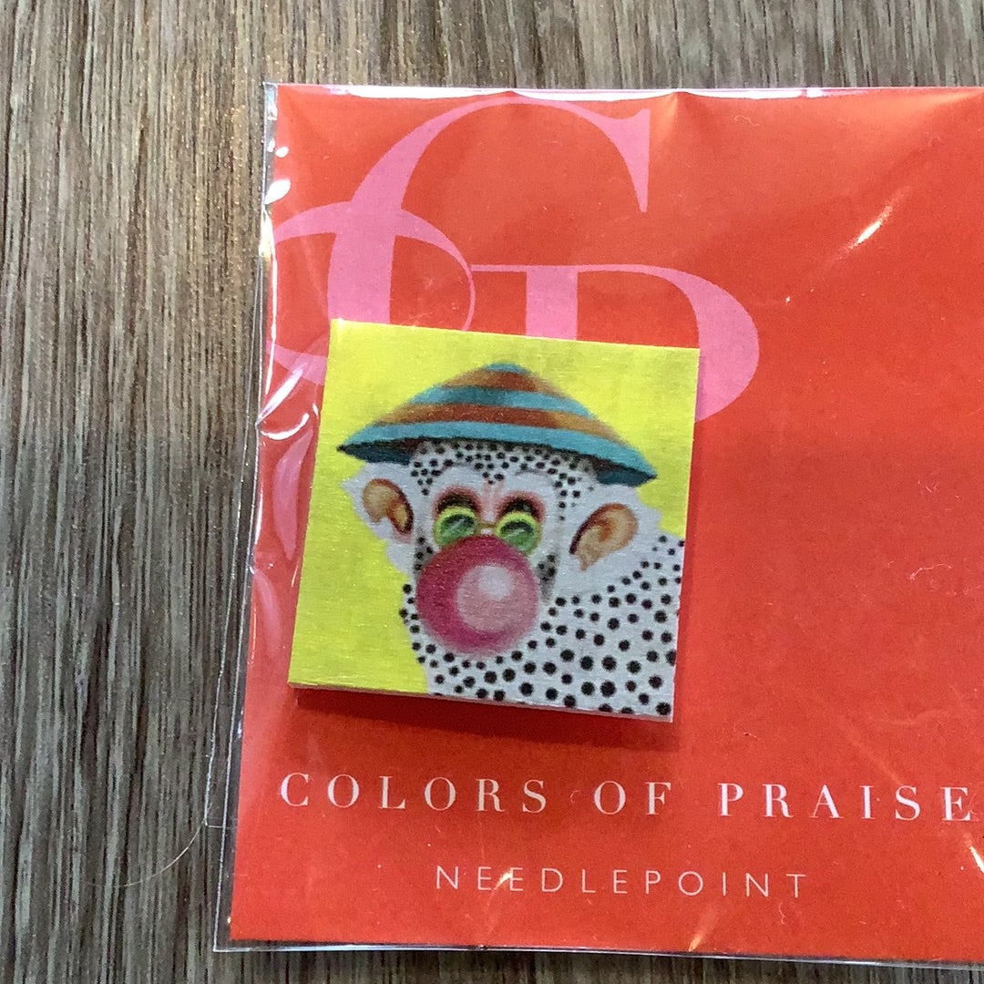 Monkey w/Bubblegum Needleminder