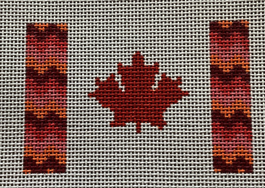 Canadian Bargello Flag