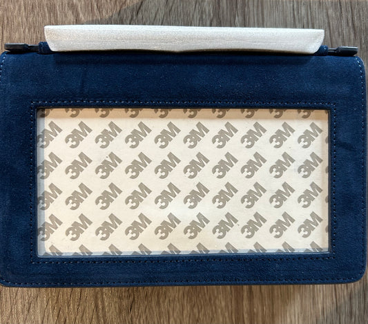 The Everyday Clutch - Blue Suede