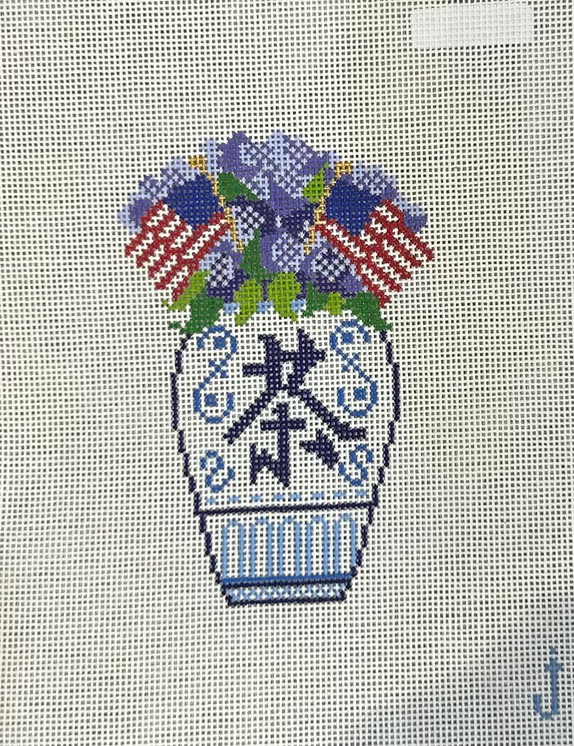 Patriotic GInger Jar