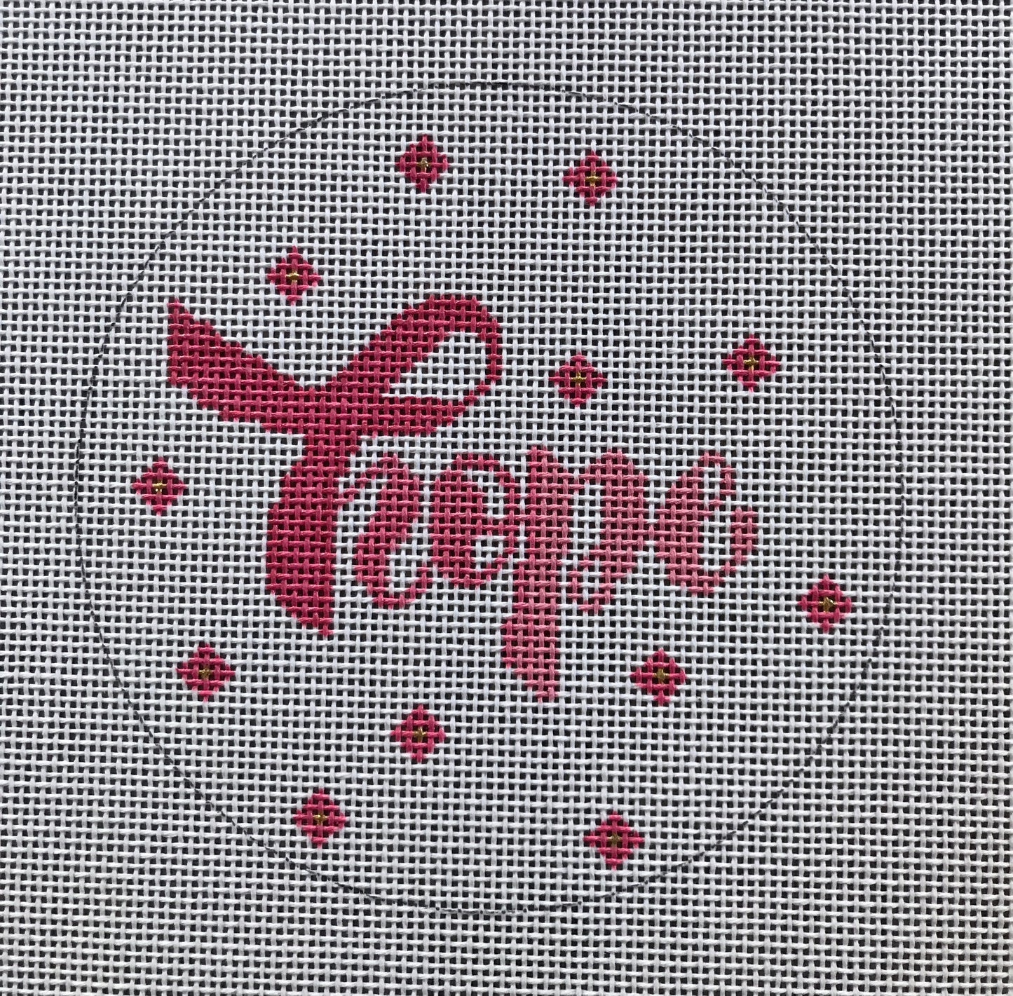 Hope pink ribbon ornament