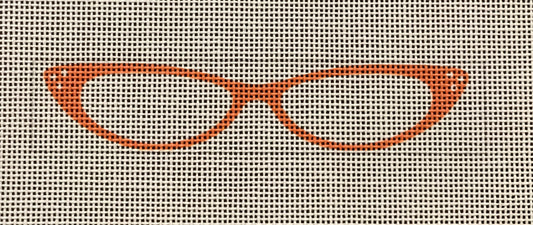 Orange eyeglass case