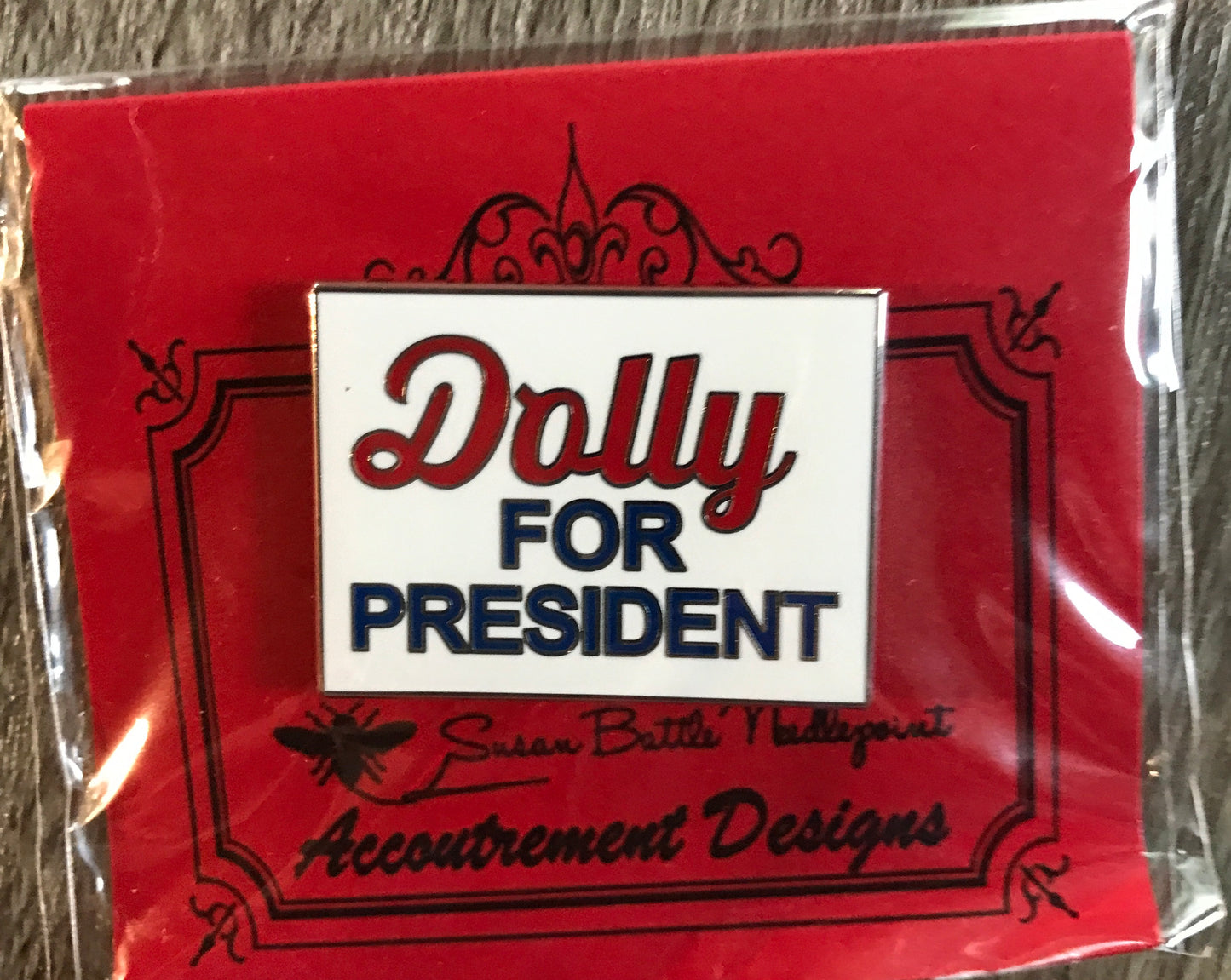 Dolly For President Needlepminder