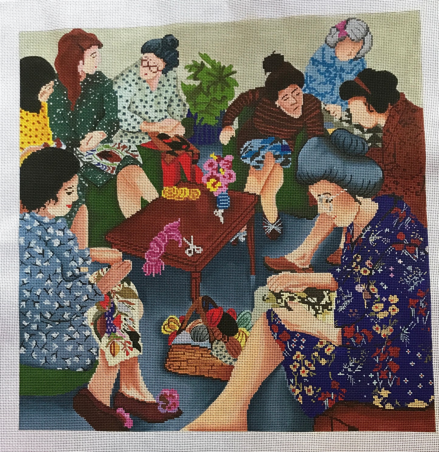 Ladies with Yarn