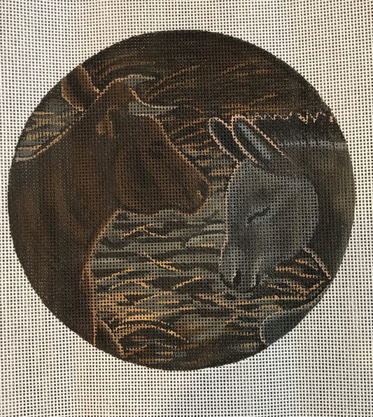 Donkey and Cow