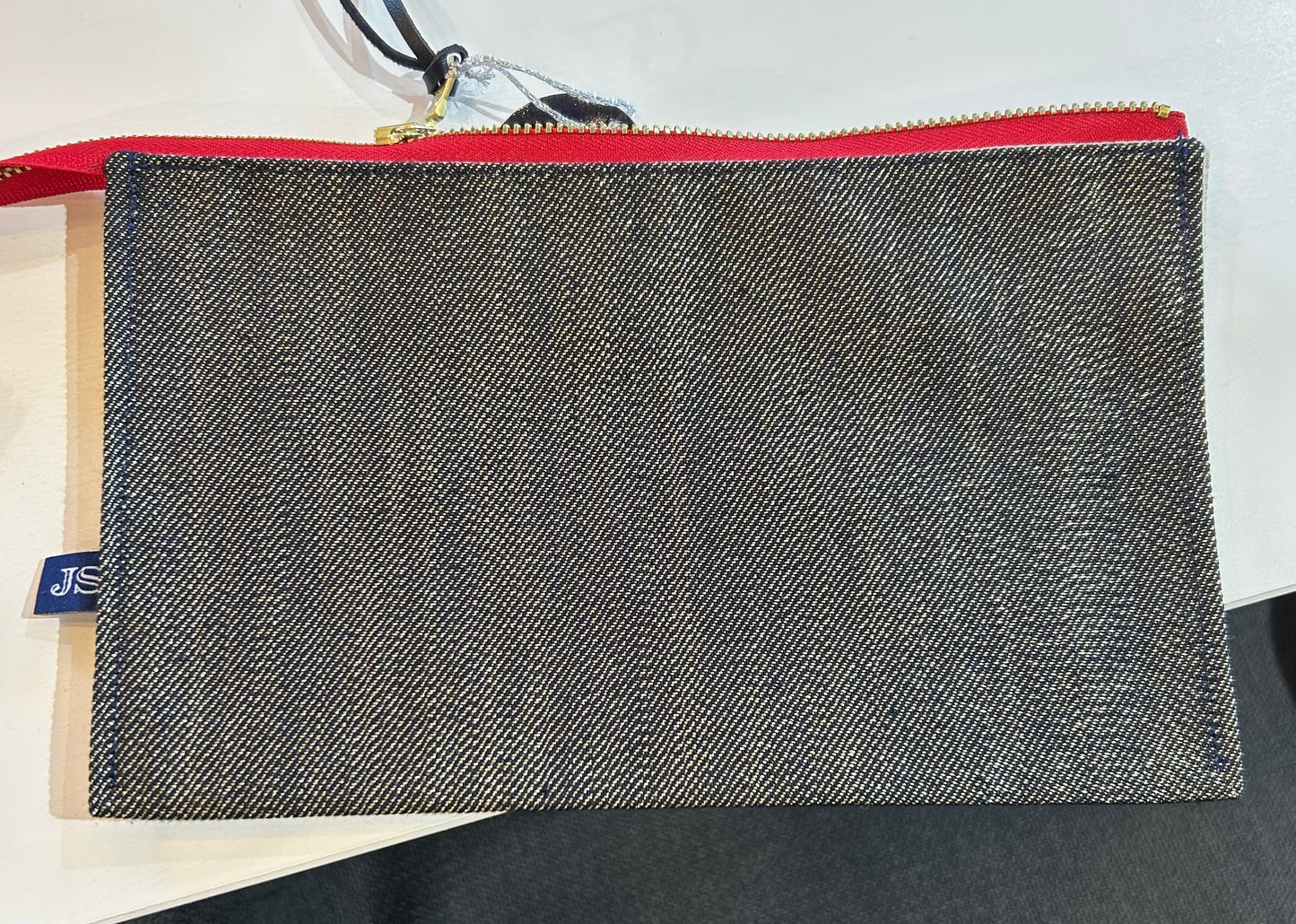 Project Bag/Multi Pocket Red Zipper