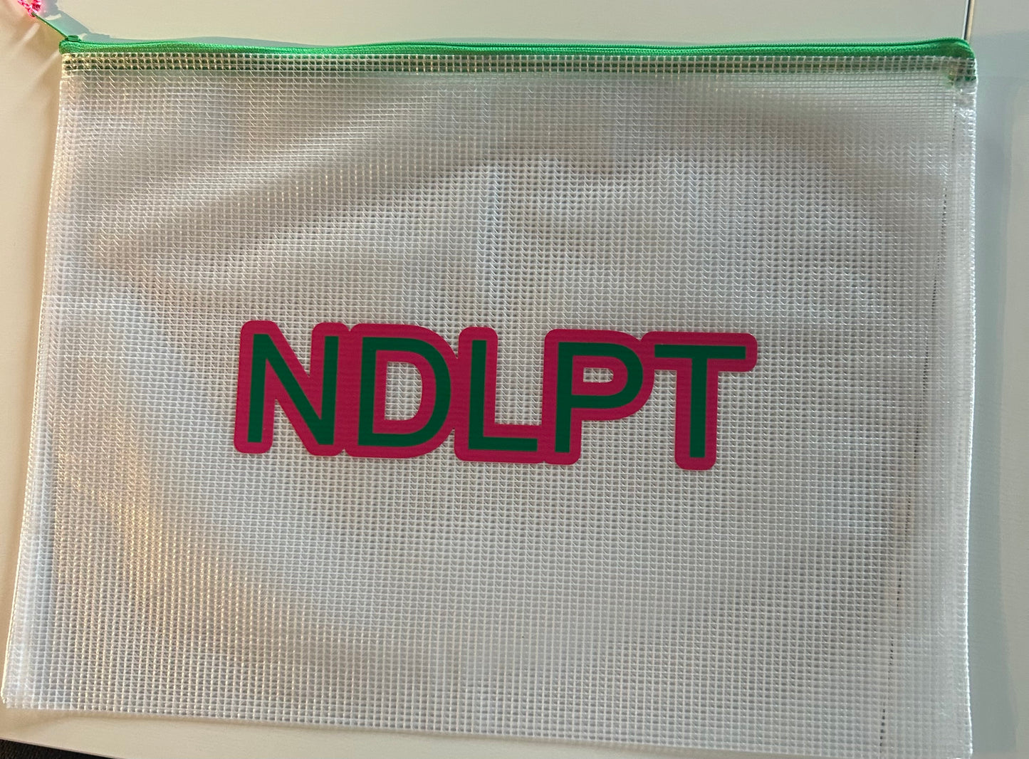NDLPT Pink/Green Project Bag
