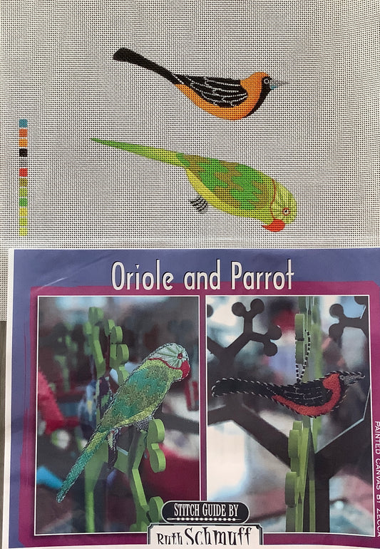 Oriole and Parrot