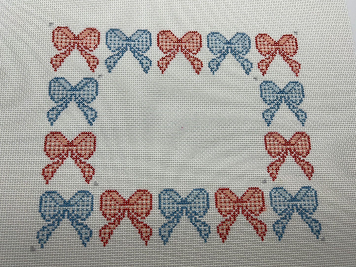 Gingham Bow Frame