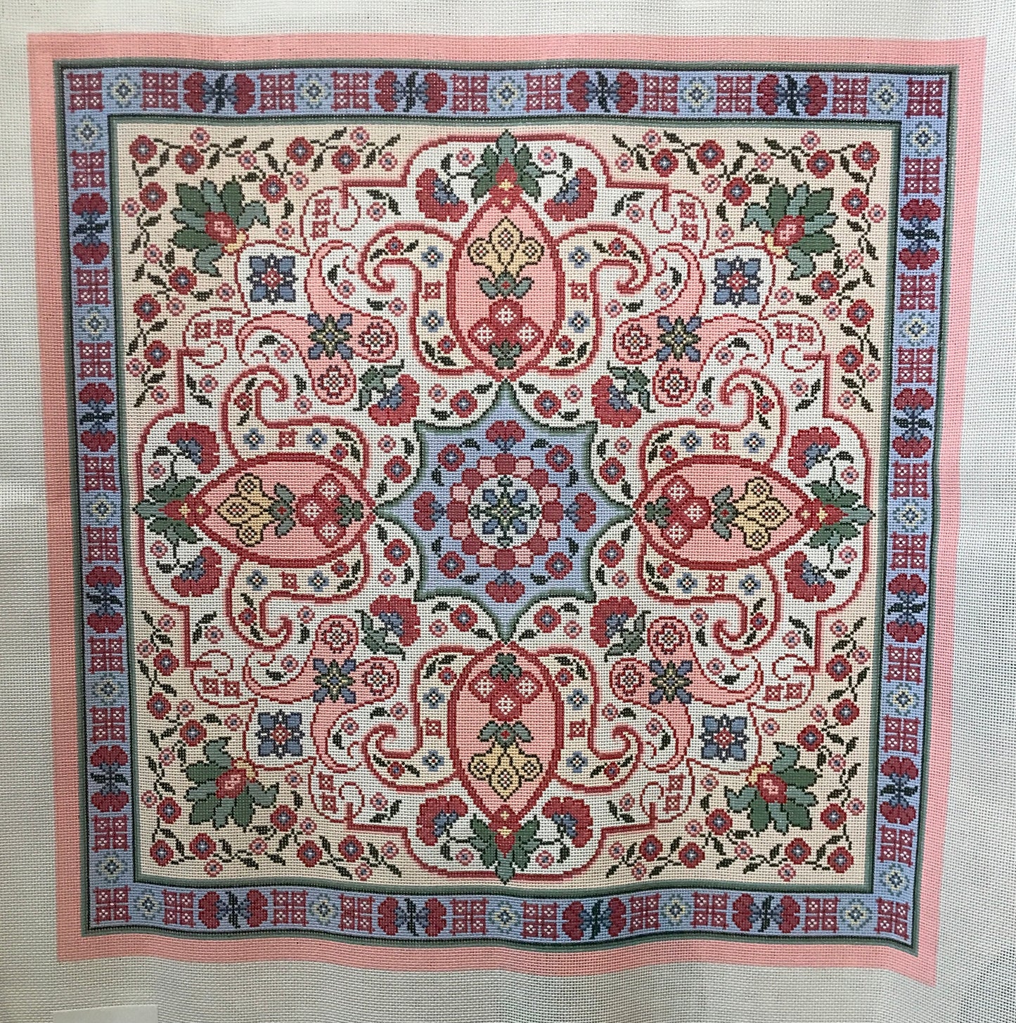 Pastel Persian Rug Pillow