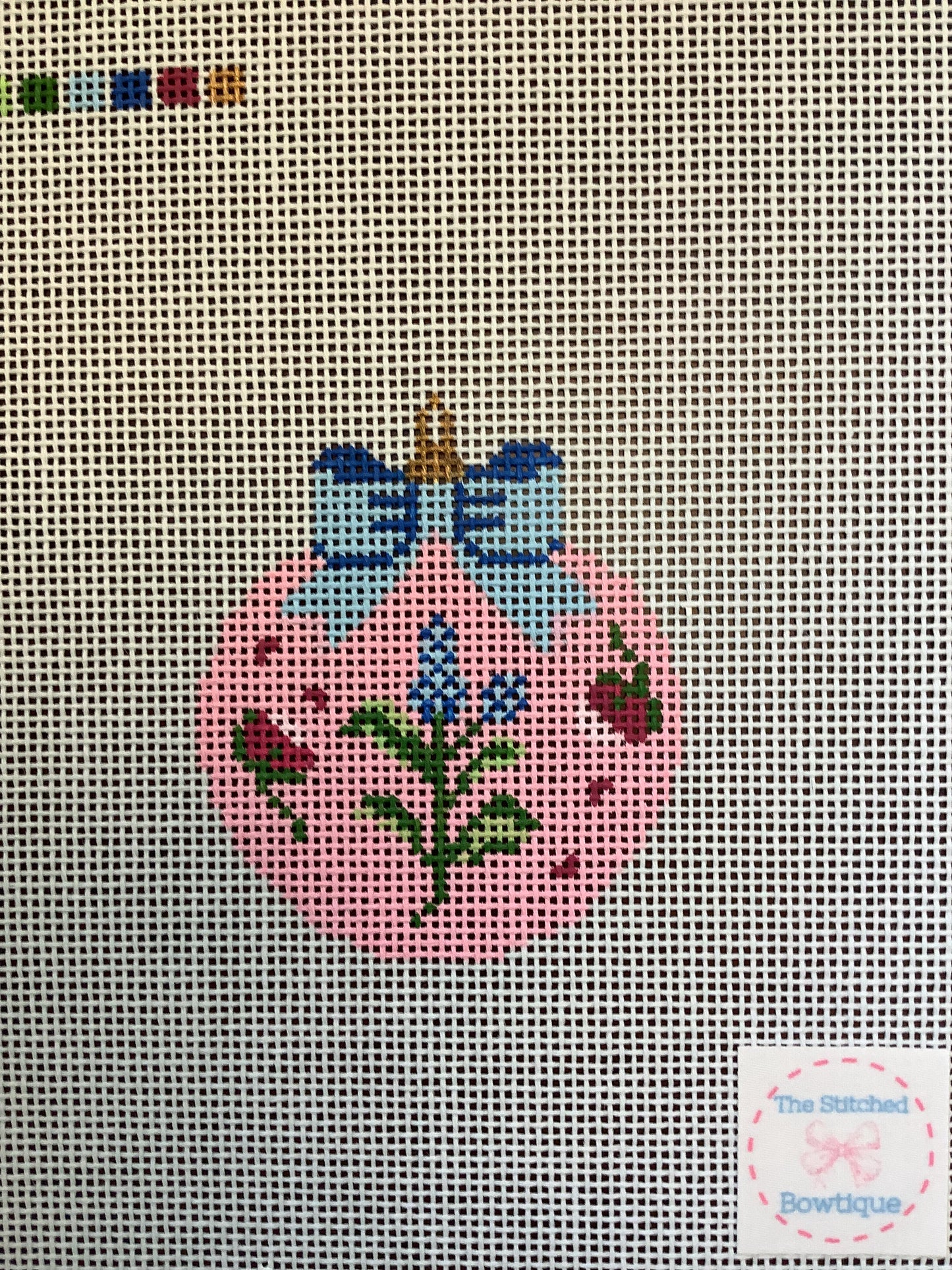 Pink Round Ornament
