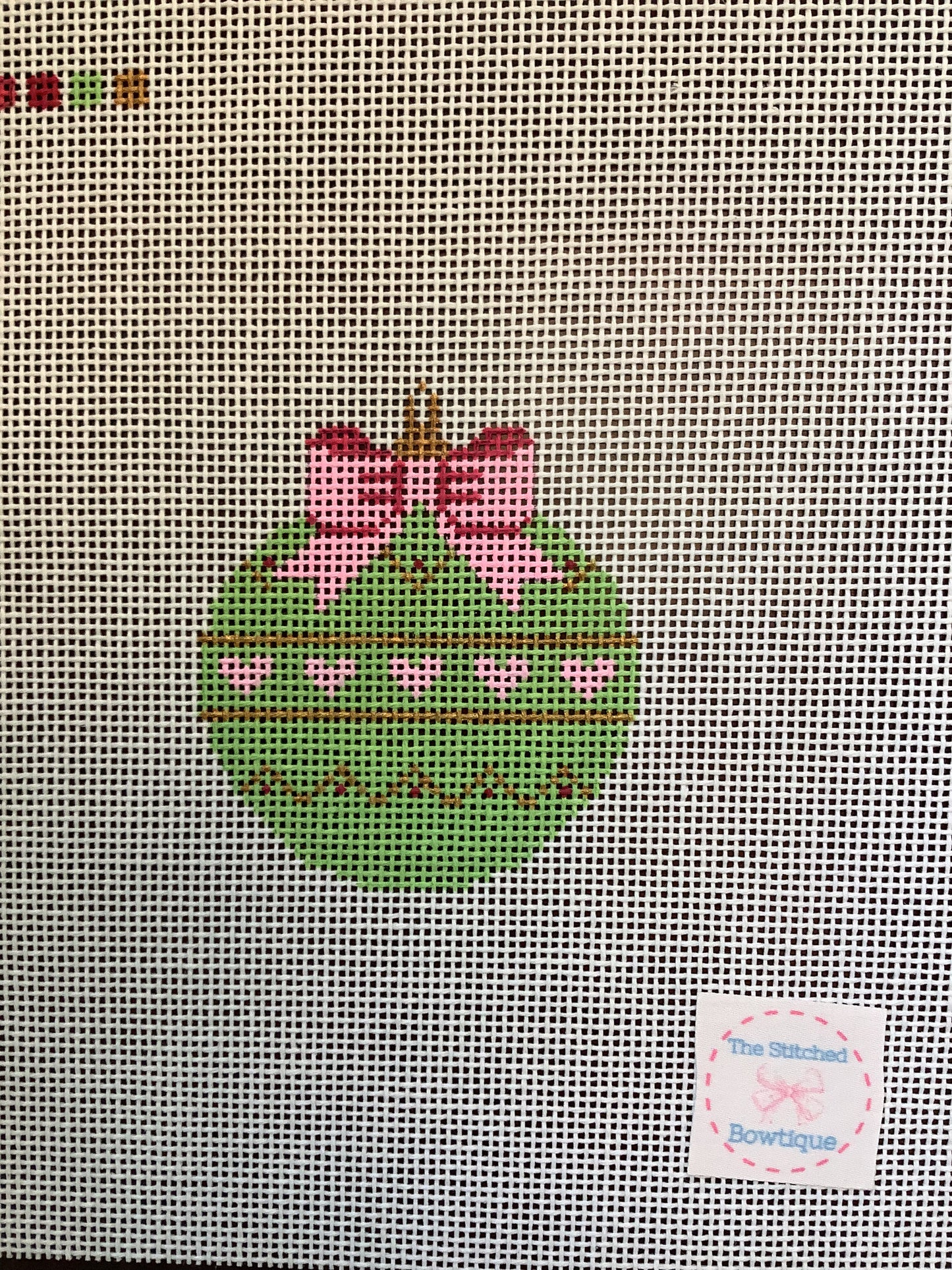 Green Round Ornament