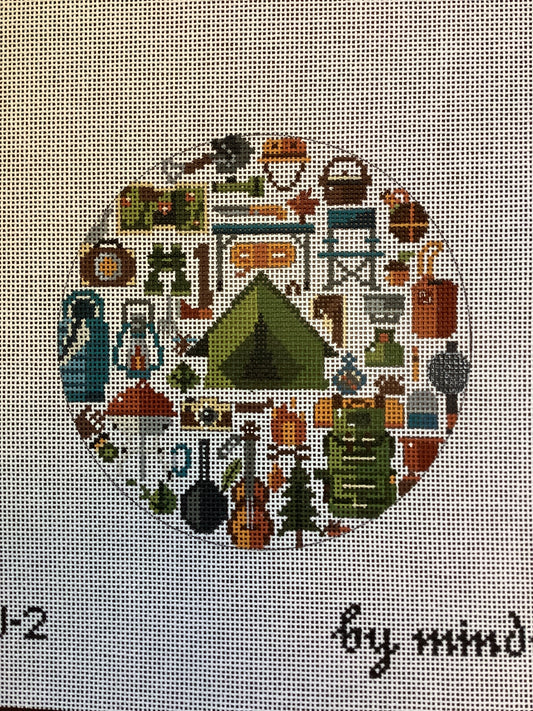 Camping Ornament