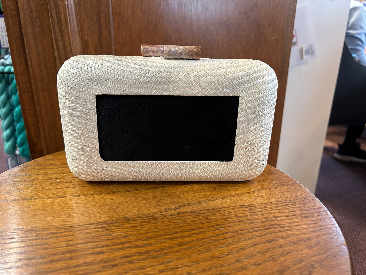 Penny Linn Fancy Clutch - White