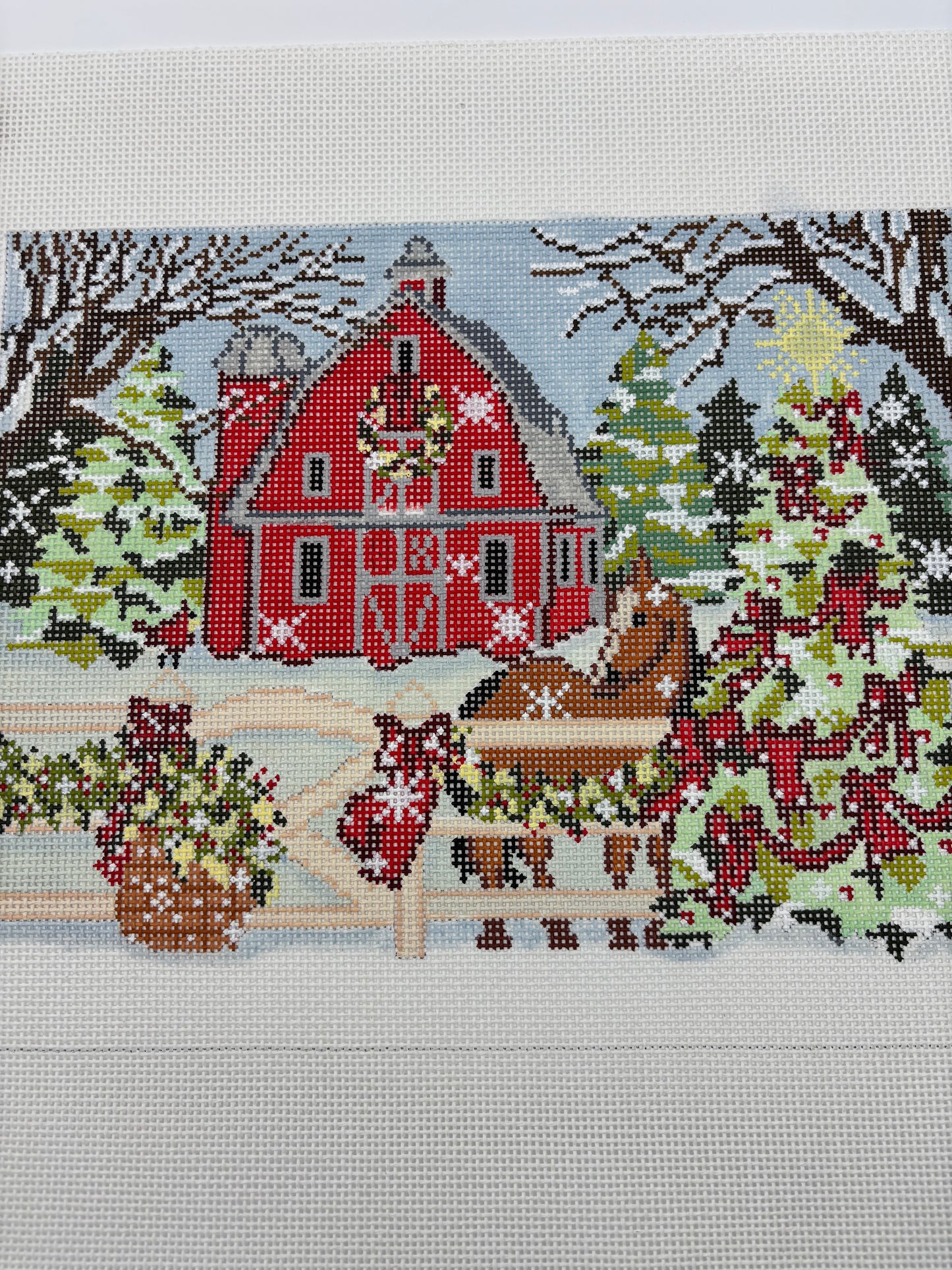 Winter Barn