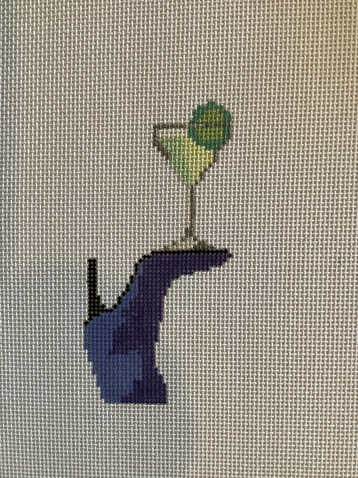 Purple Boot Martini