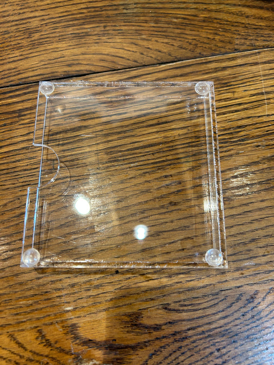 4x 4 Acrylic Coaster w/ 1/2 inch opening