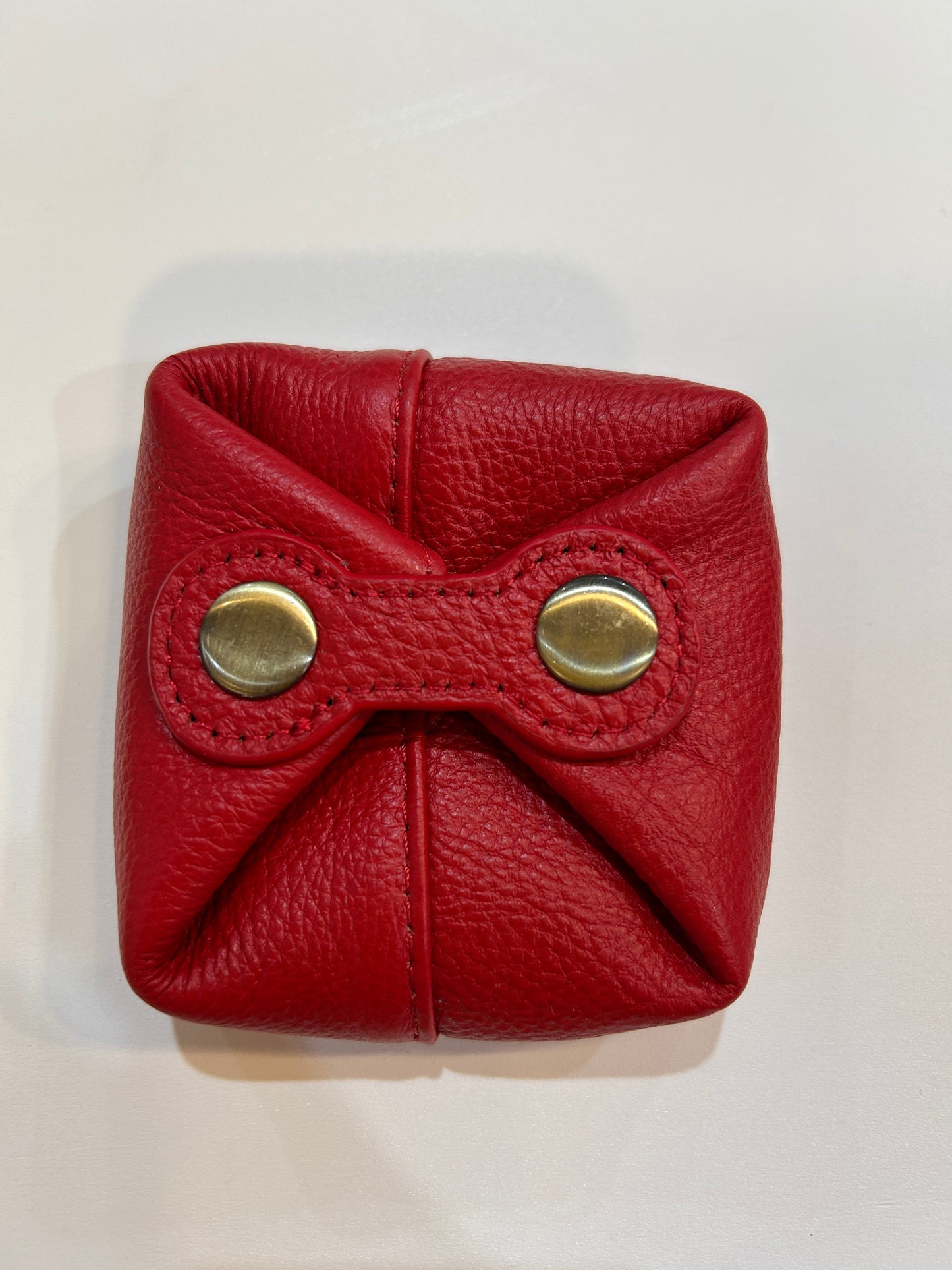 Leather Ort Holder - Red