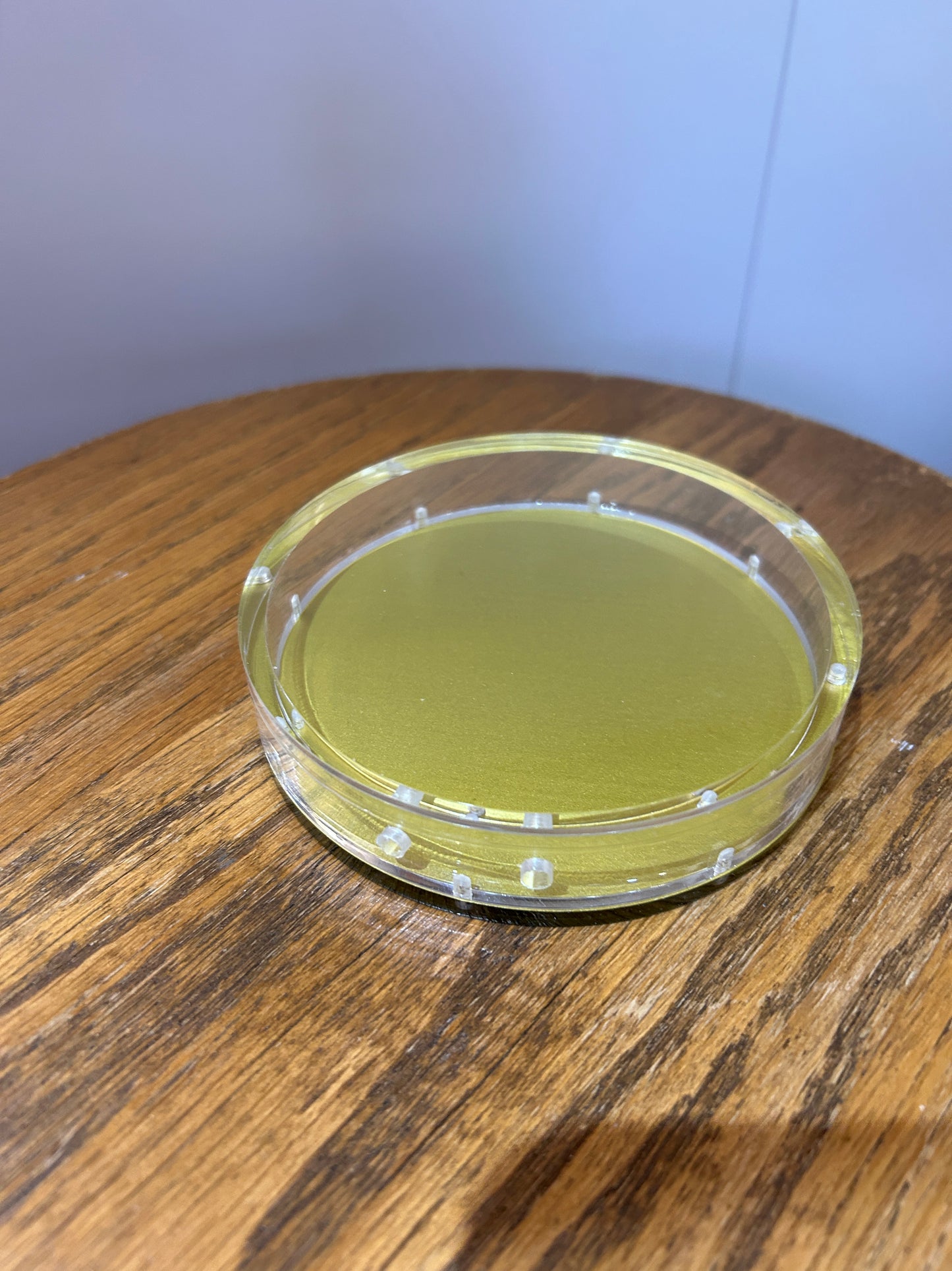 Acrylic Ornament or Coaster Magnetic 4.25 inch round