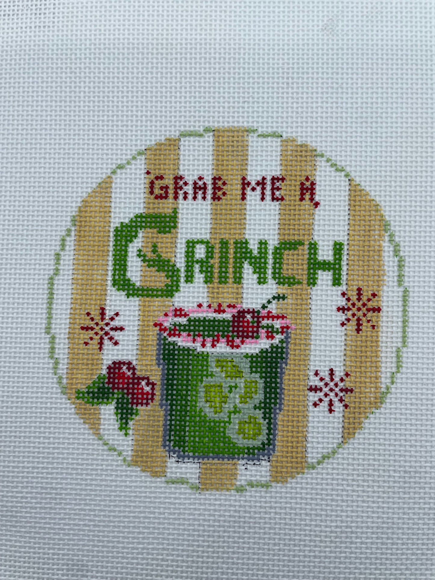 Happier Hour Coaster - Grinch