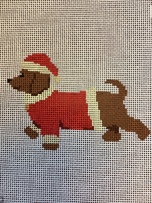 Santa Dachshund