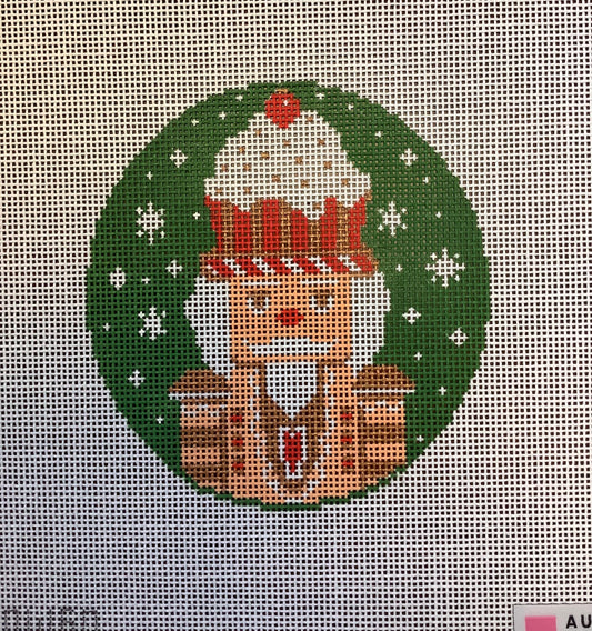 Gingerbread Nutcracker Round