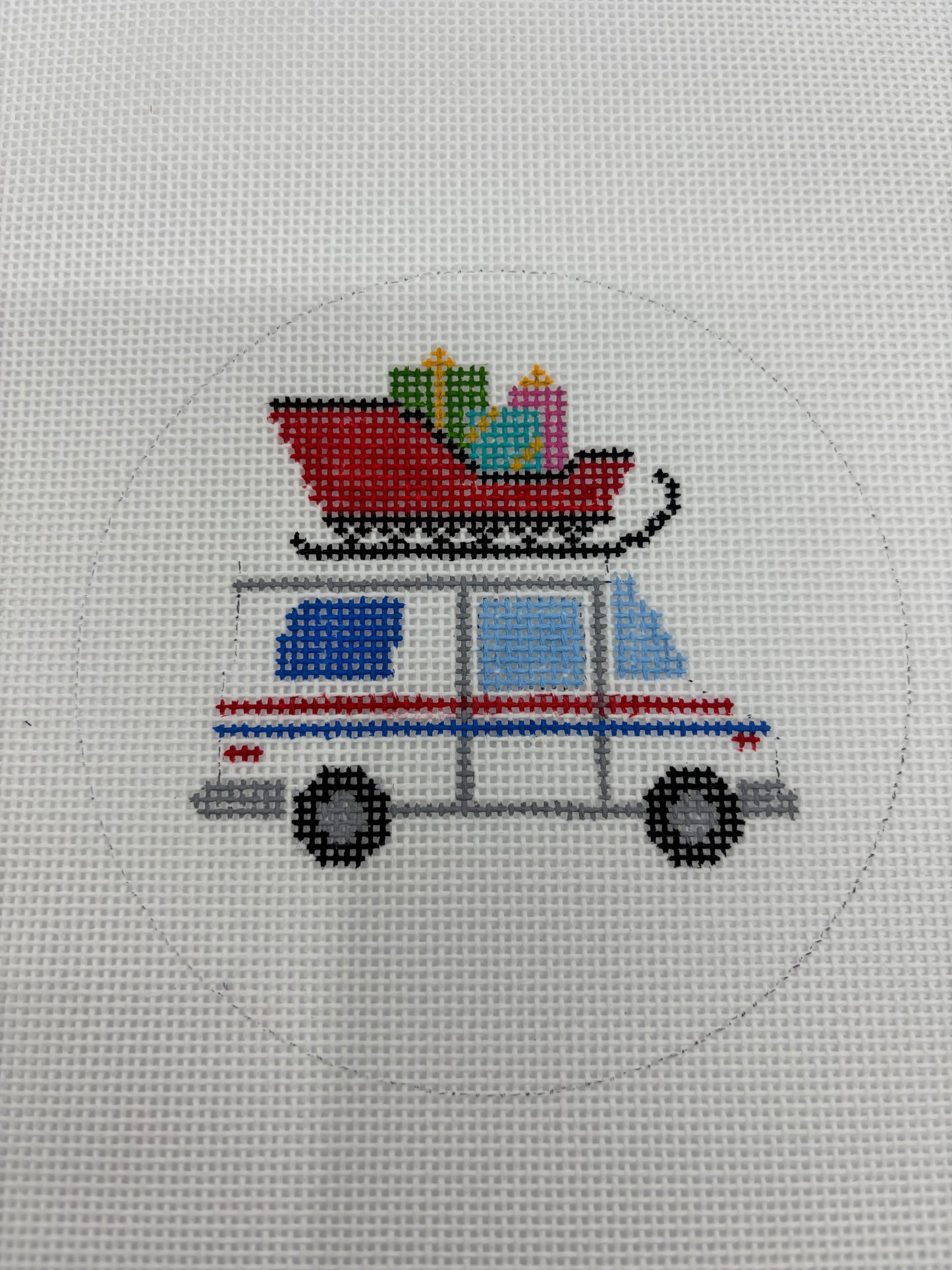 Christmas Mail truck