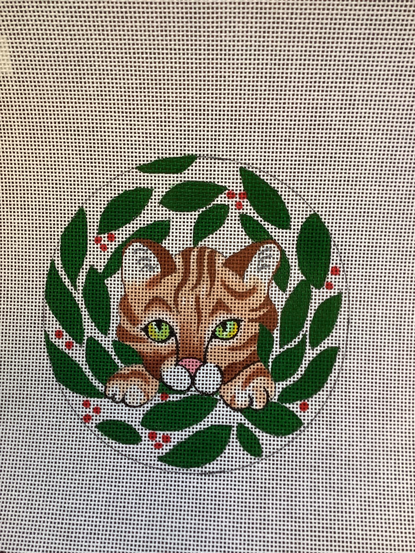 Kitten in Wreath