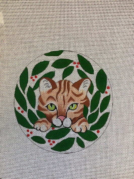 Kitten in Wreath