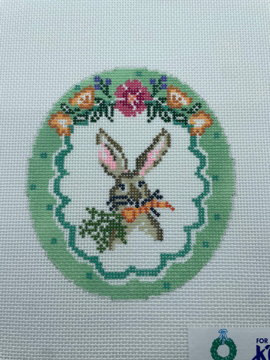 Polka Dot Easter Vignette Oval
