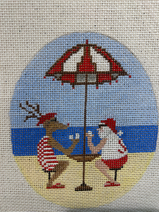 Santa at the Beach