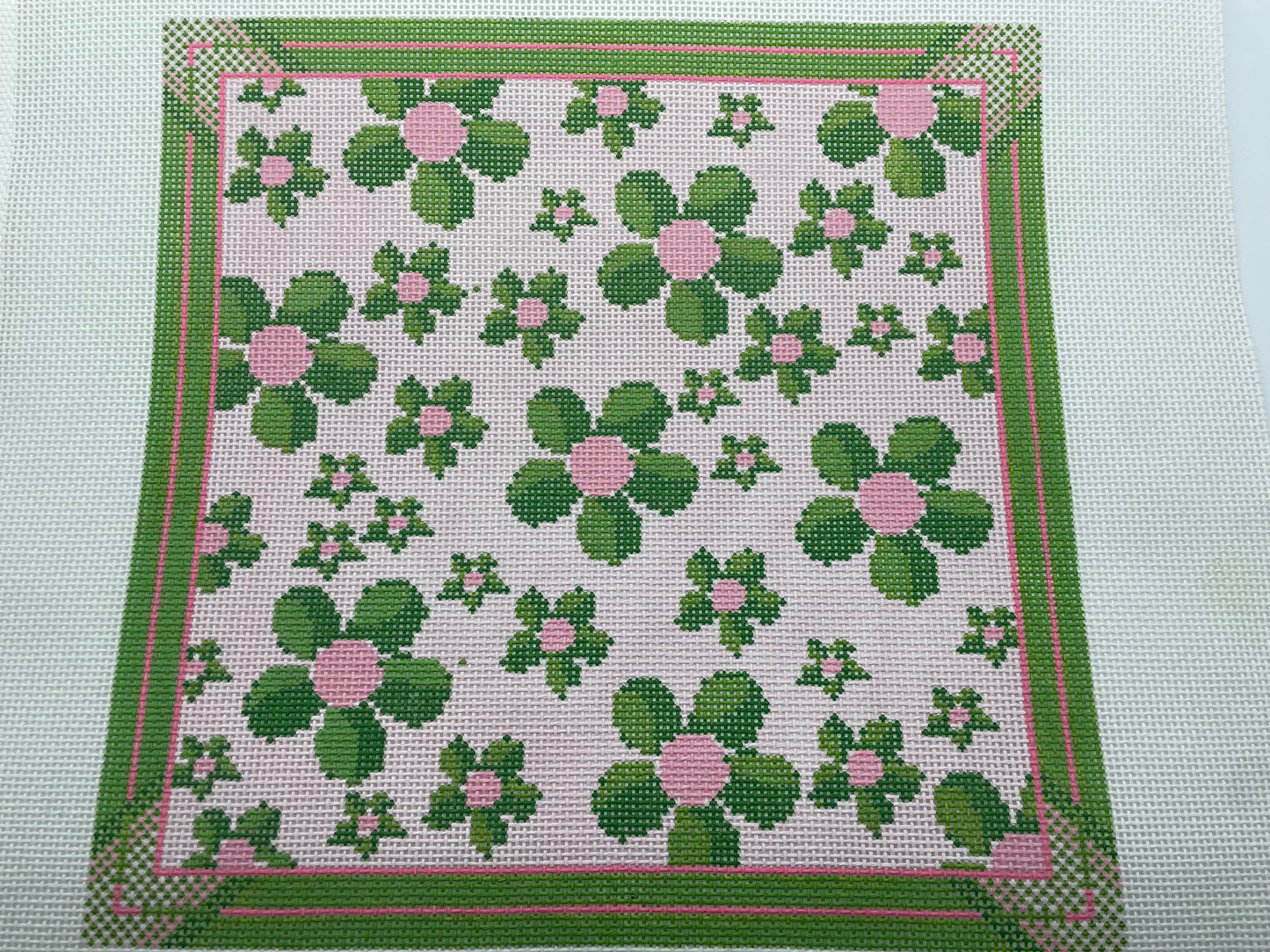 Flower Power Pink and Green