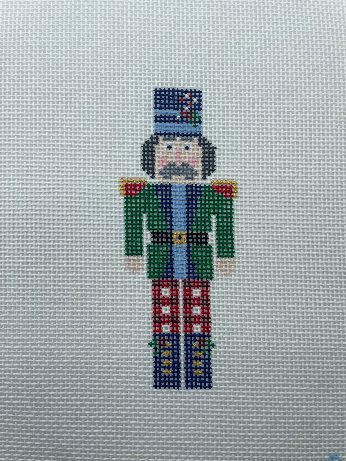 Gingham Nutcracker - Candy Cane Hat