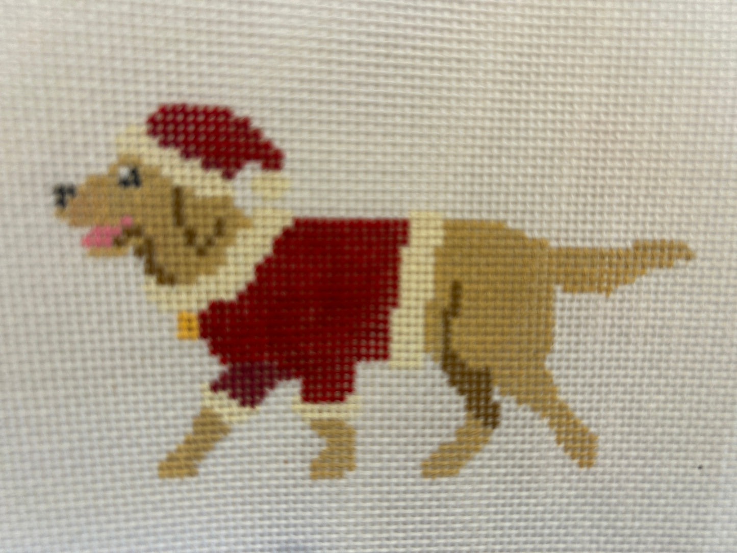 Santa Golden Retreiver