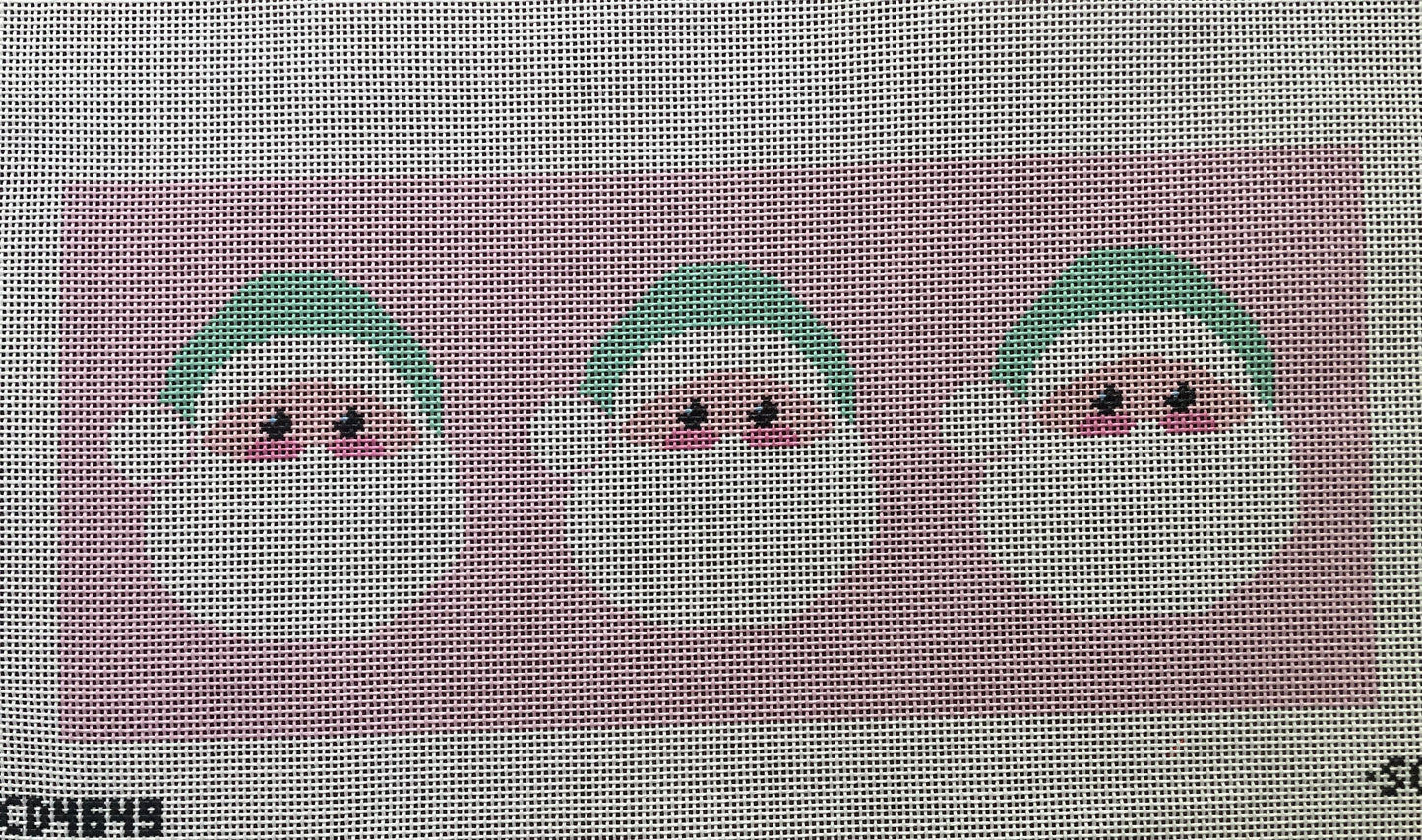 Santa Face Trio