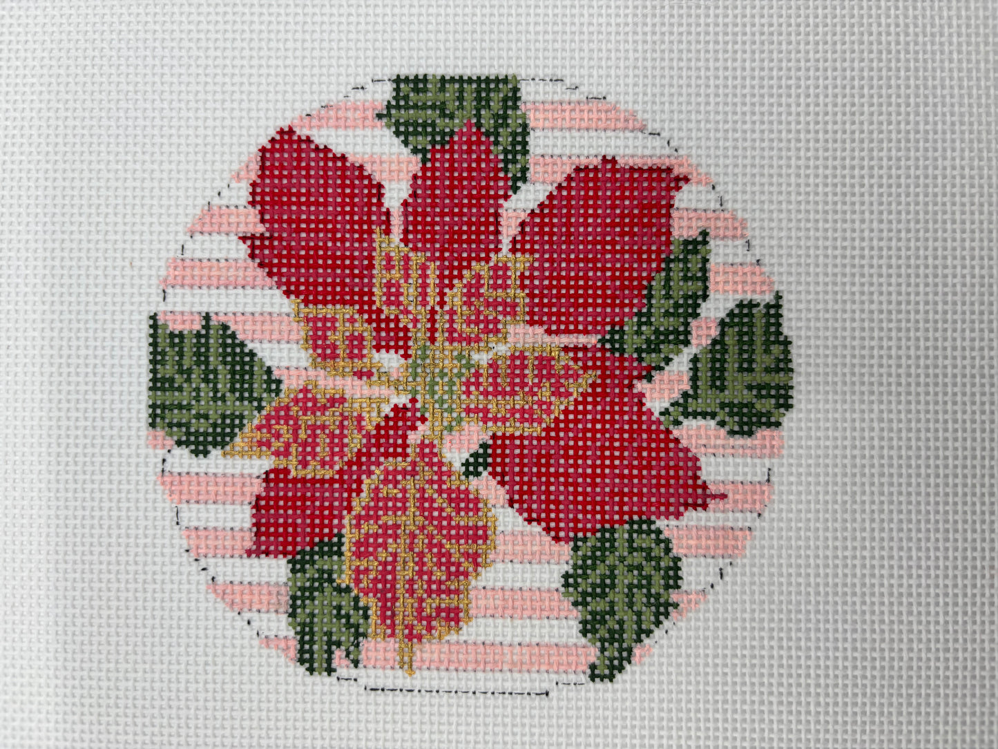 Poinsettia Round