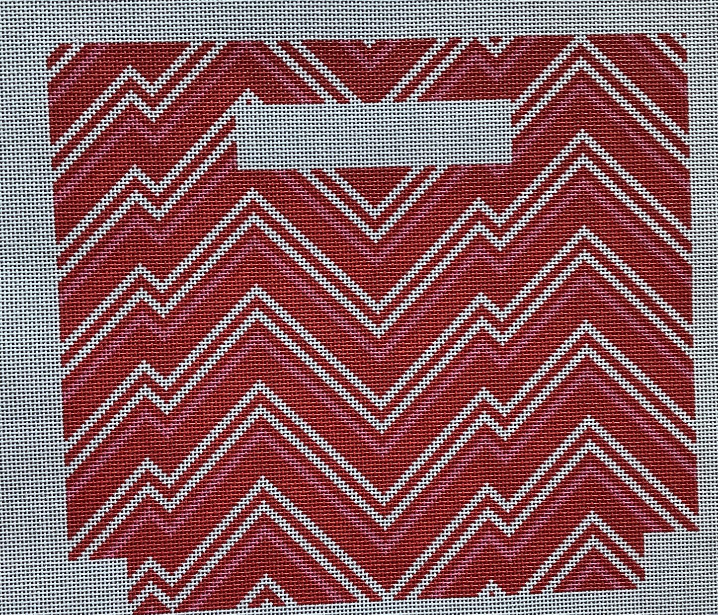 Pink Coral Zag Clutch