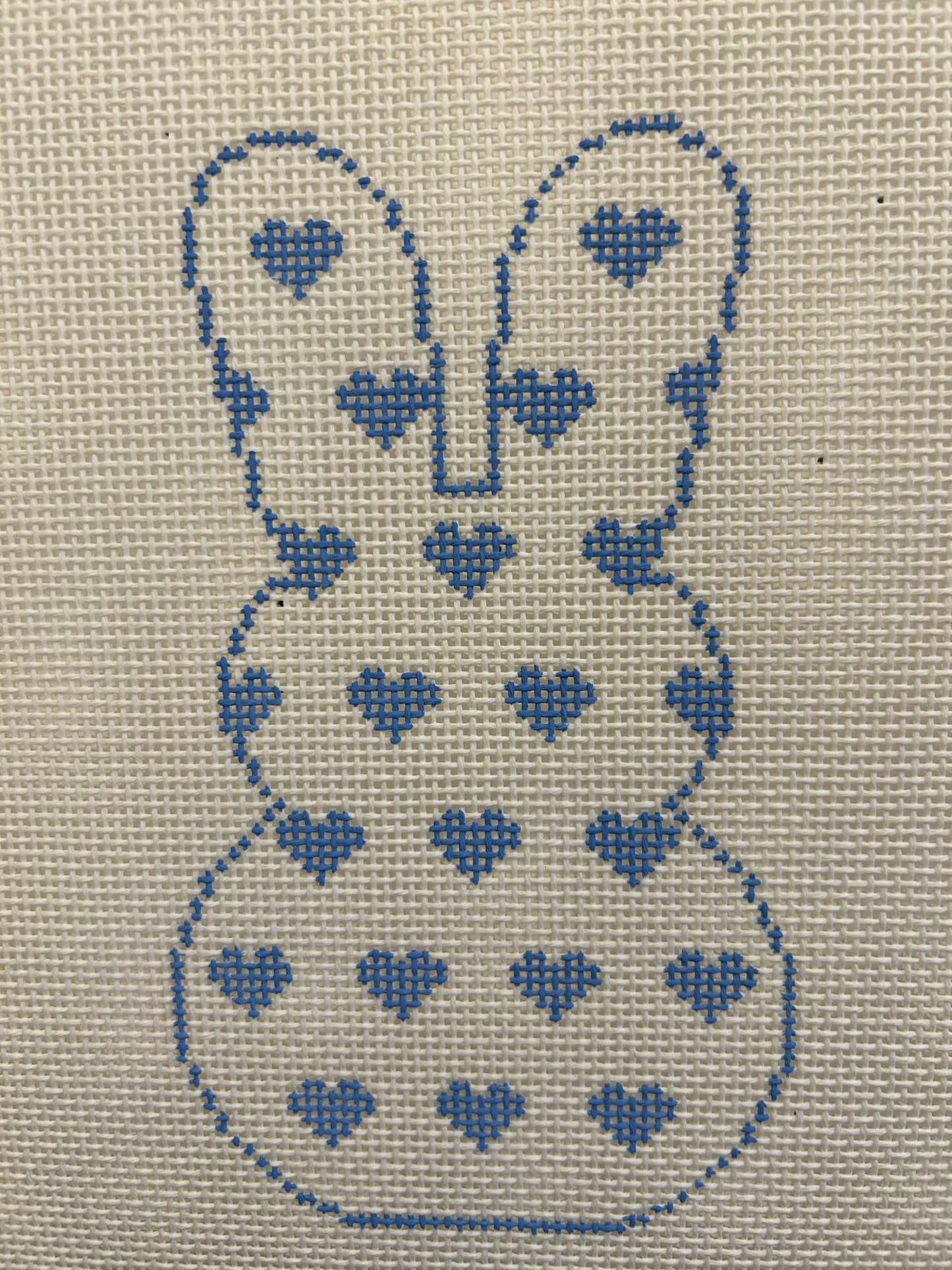 Heart Bunny Blue
