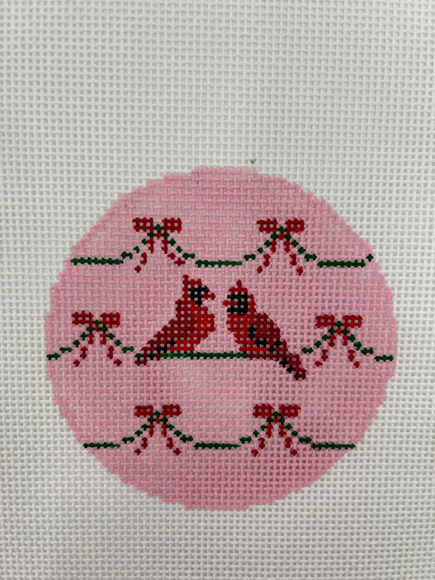 Pink Cardinal Round