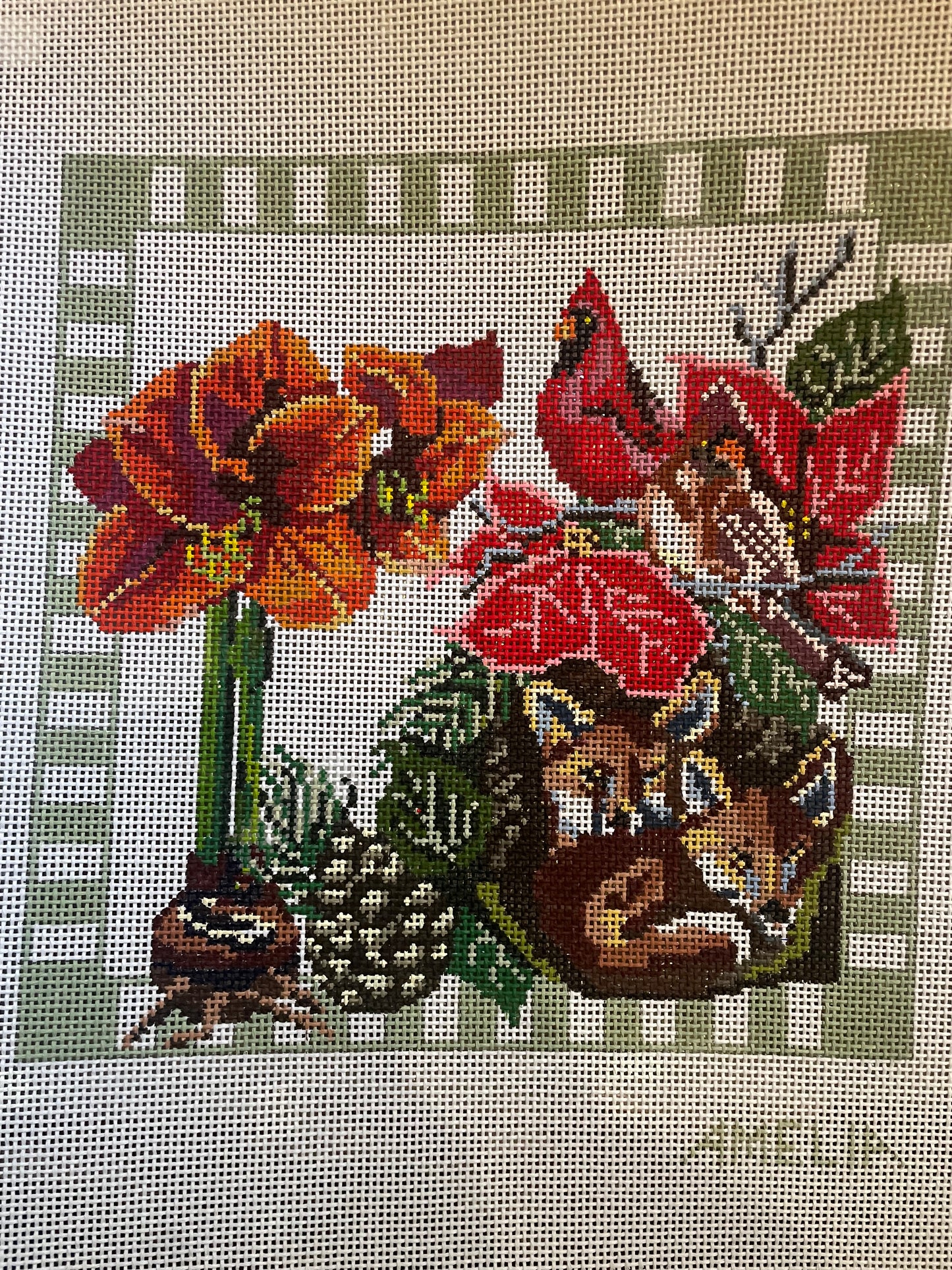 Winter Flower Pillow