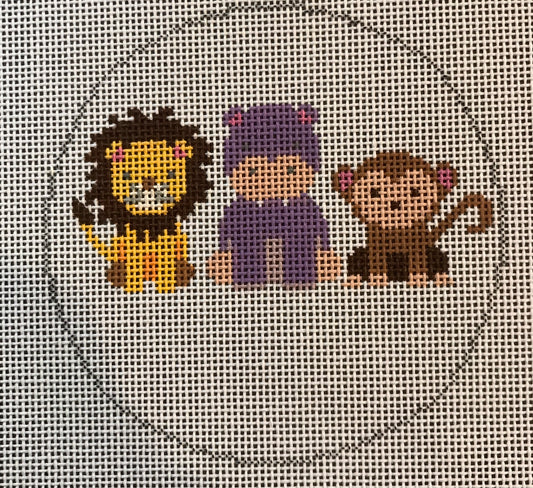 Lion, Bear, Monkey Ornament