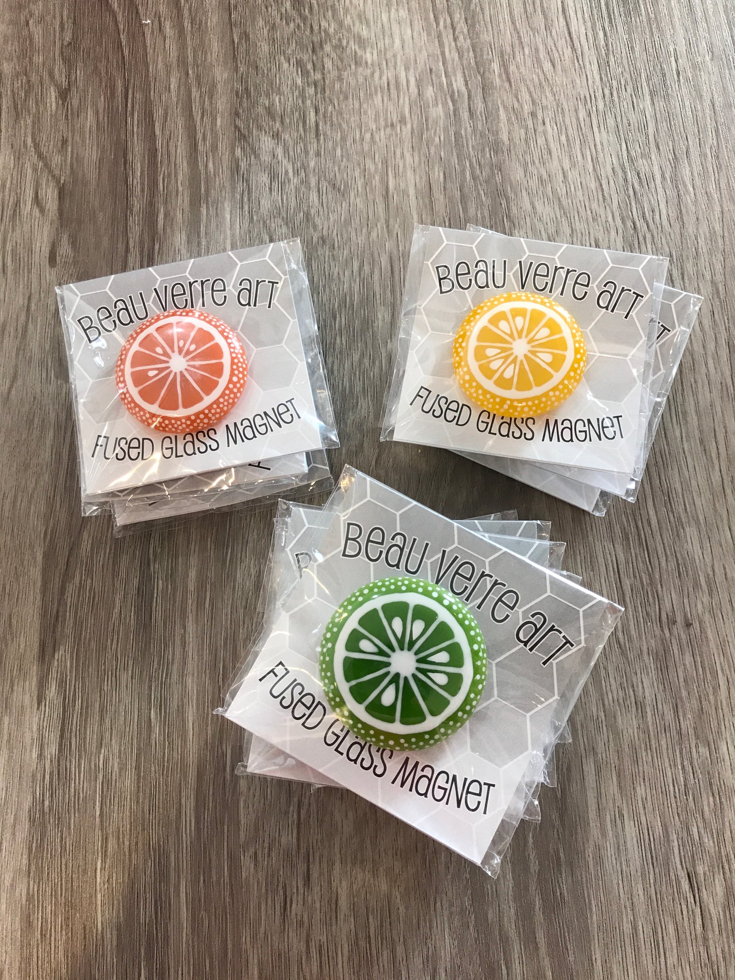 Fruit Rounds Glass Fused Needleminder