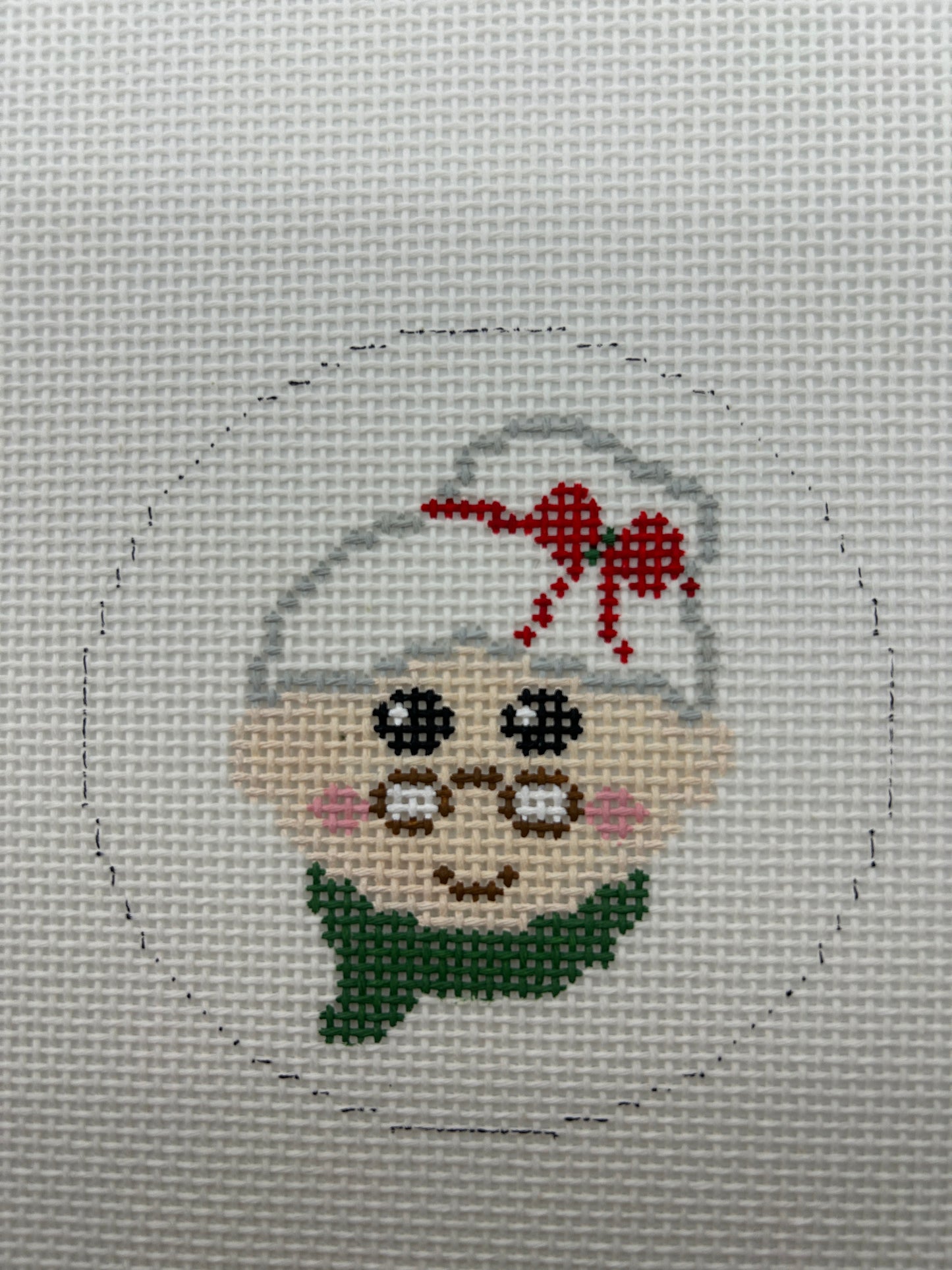 Mrs Claus Face rond