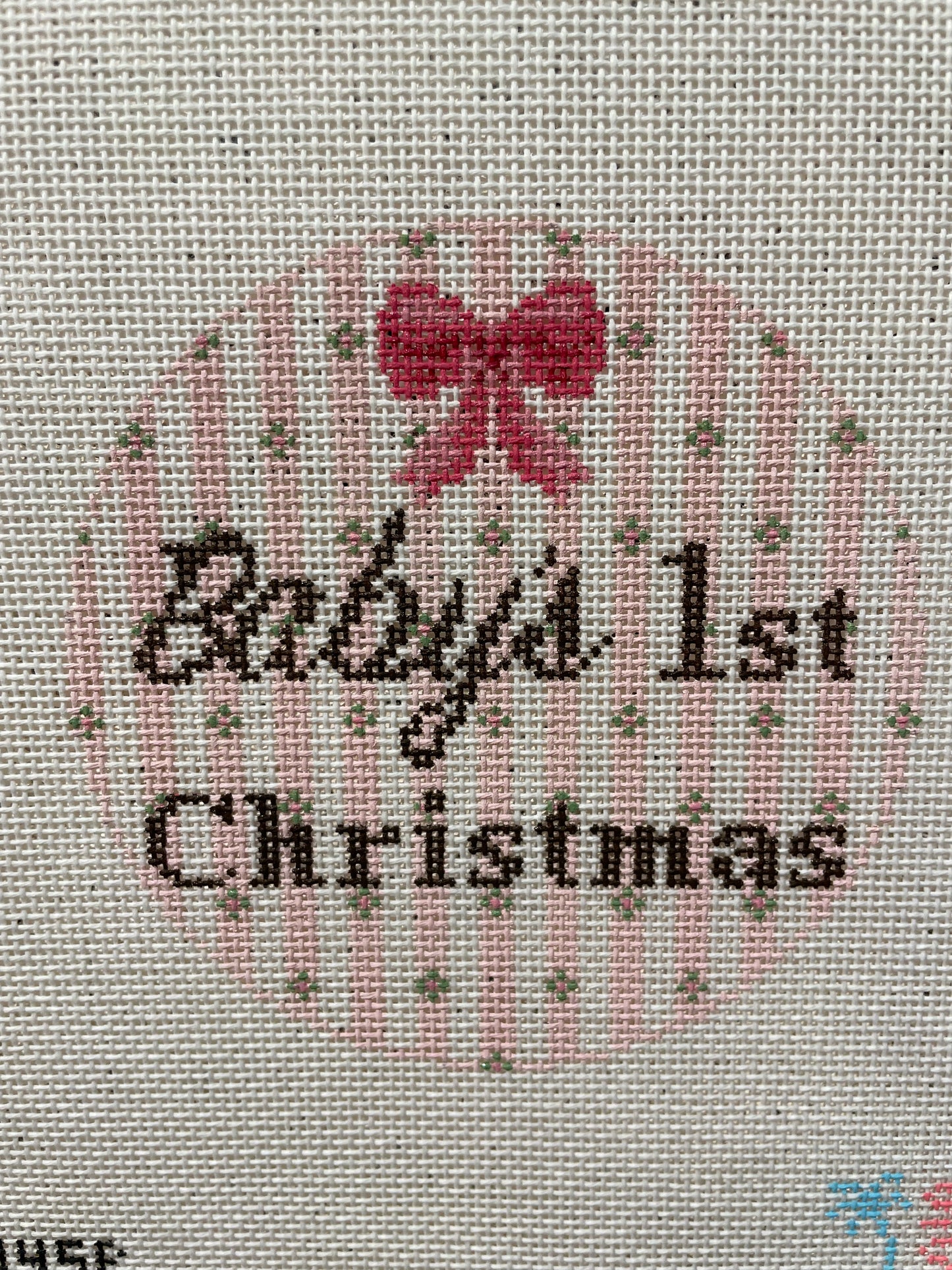Baby's First Christmas Pink
