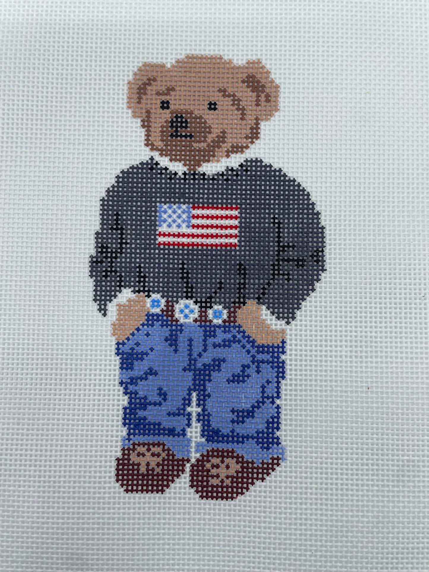 Flag Sweater Bear