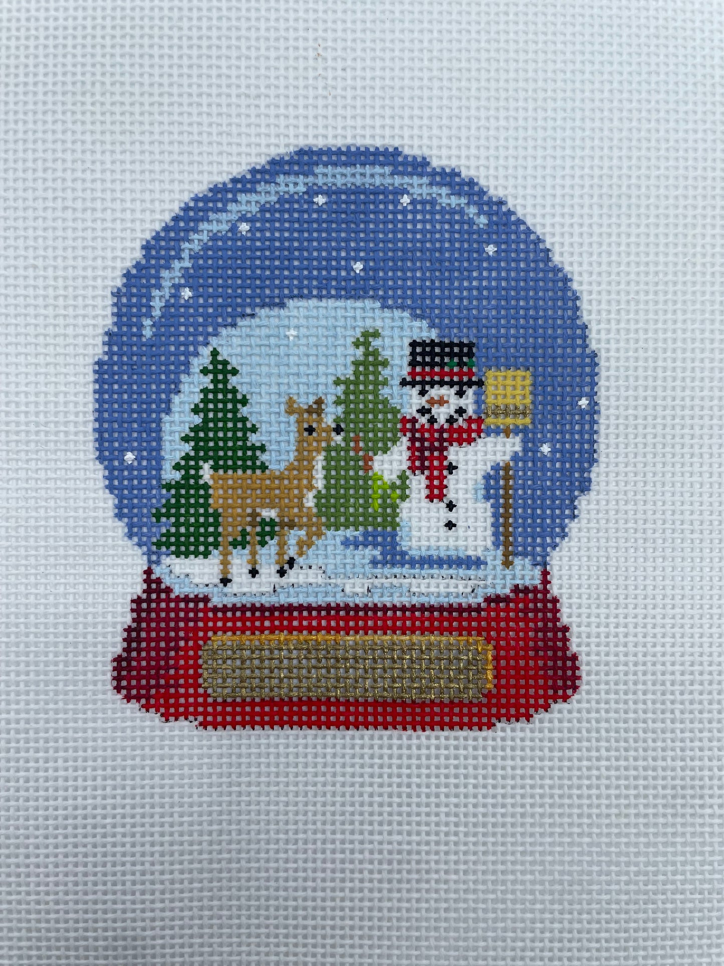 Snow Globe with Snowman & Reindeer