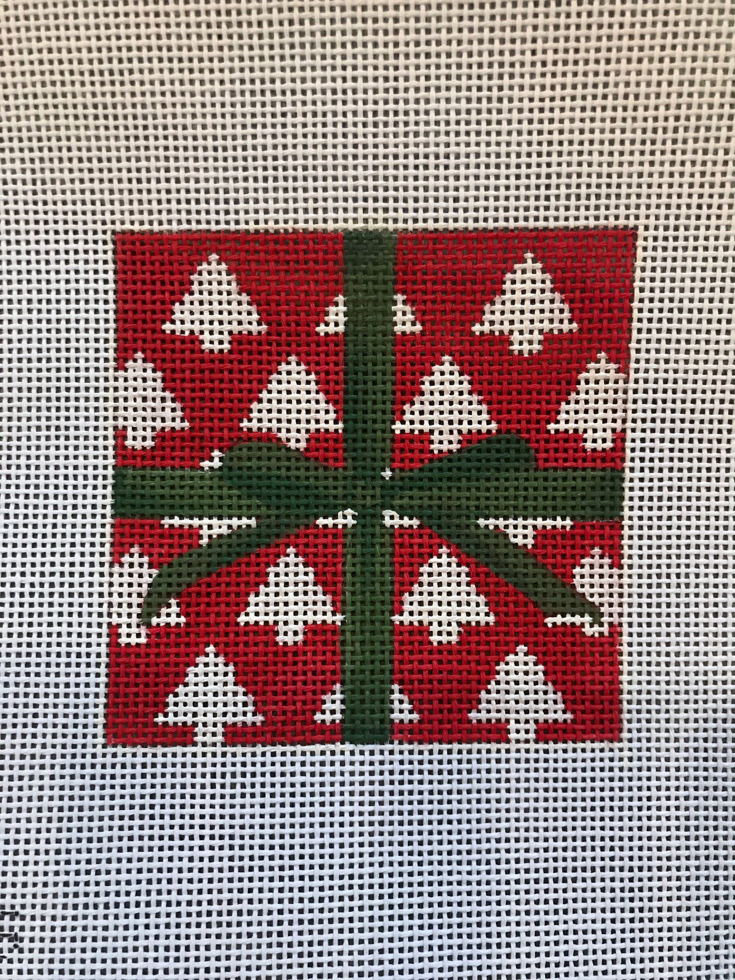 Red Tree Package w/ green bow