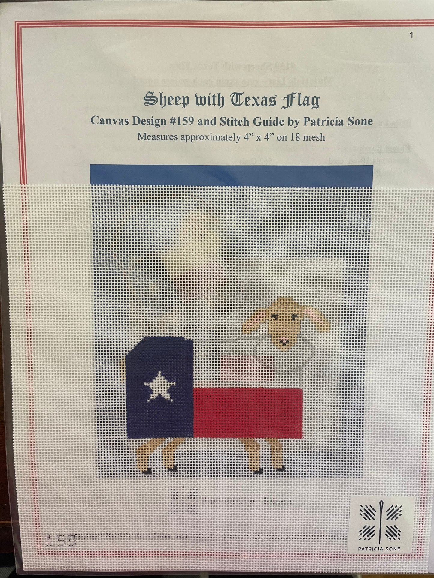 Sheep w/ Texas Flag w/SG