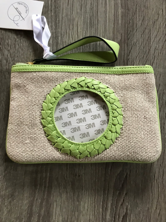 Canvas Clutch LIME
