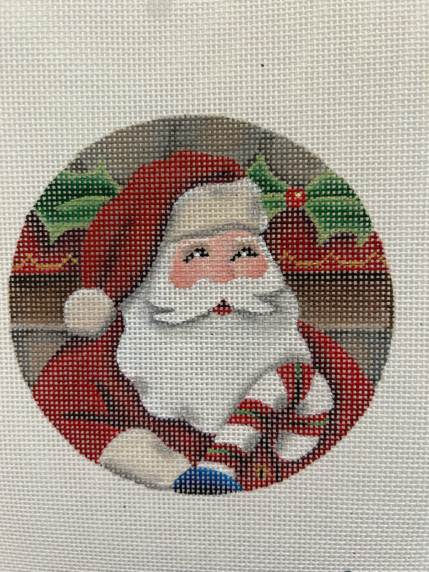 Santa Carrying Candy Cane